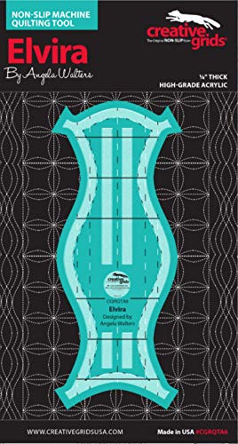 Creative Grids Machine Quilting Tool 3 Pack - Taj, Elvira, Chevy - Designed by Angela Walters - Image 3